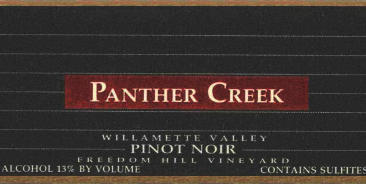 Panther Creek Freedom Hill Pinot Noir 2003 Front Label
