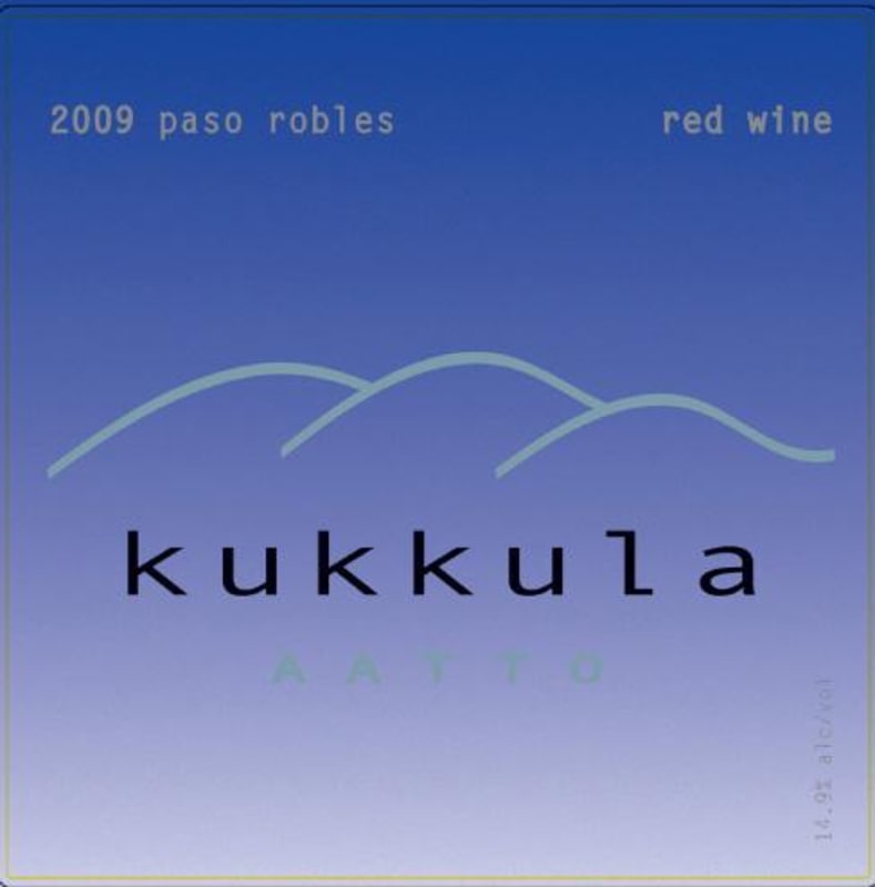 Kukkula Aatto 2009 Front Label