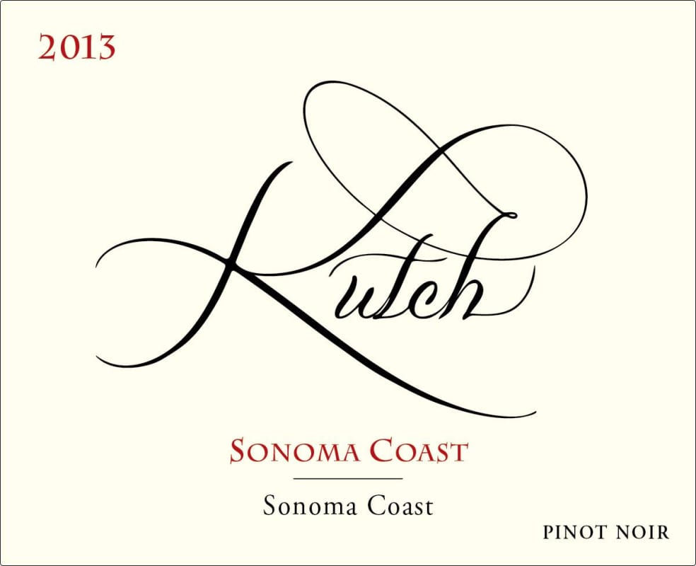 Kutch Wines Pinot Noir 2013 Front Label
