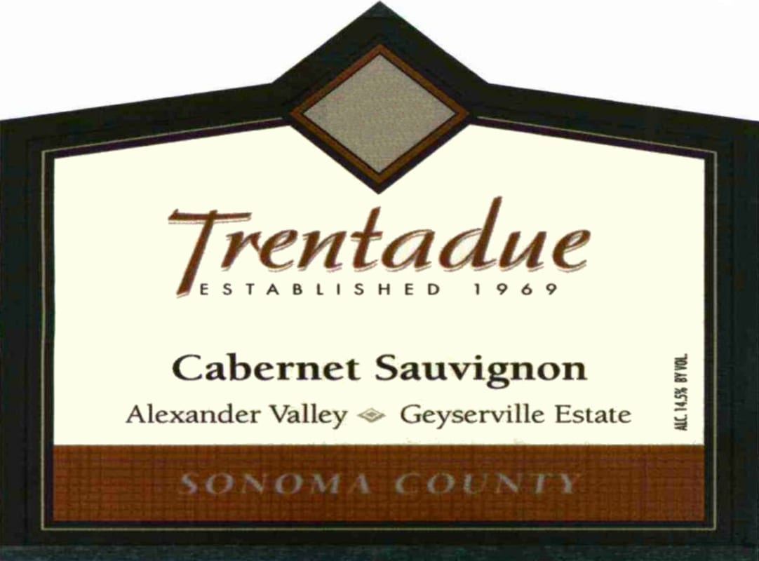 Trentadue Cabernet Sauvignon 2004 Front Label