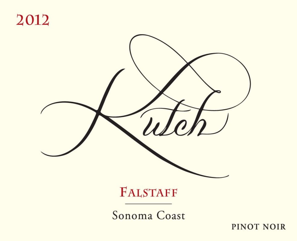 Kutch Wines Falstaff Vineyard Pinot Noir 2012 Front Label