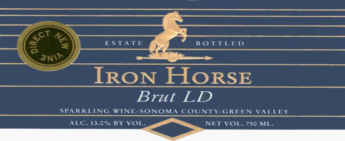 Iron Horse Late Disgorged Brut 2004 Front Label