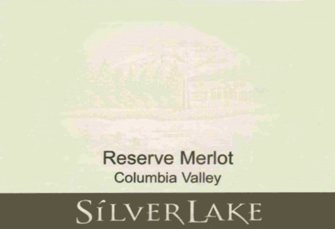 Silver Lake Reserve Merlot 2004 Front Label