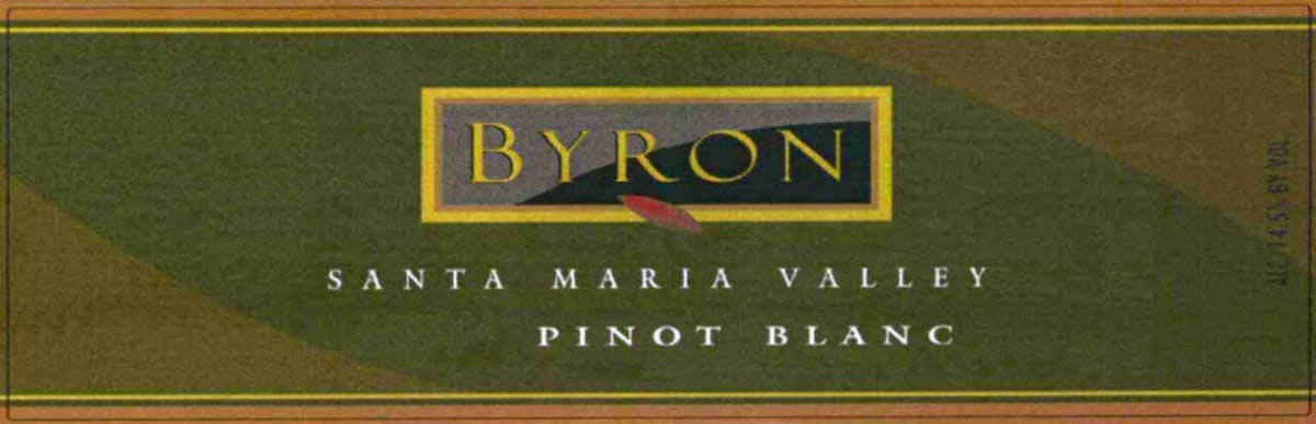 Byron Pinot Blanc 2004 Front Label