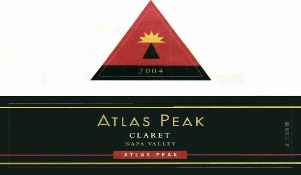 Atlas Peak Claret 2004 Front Label