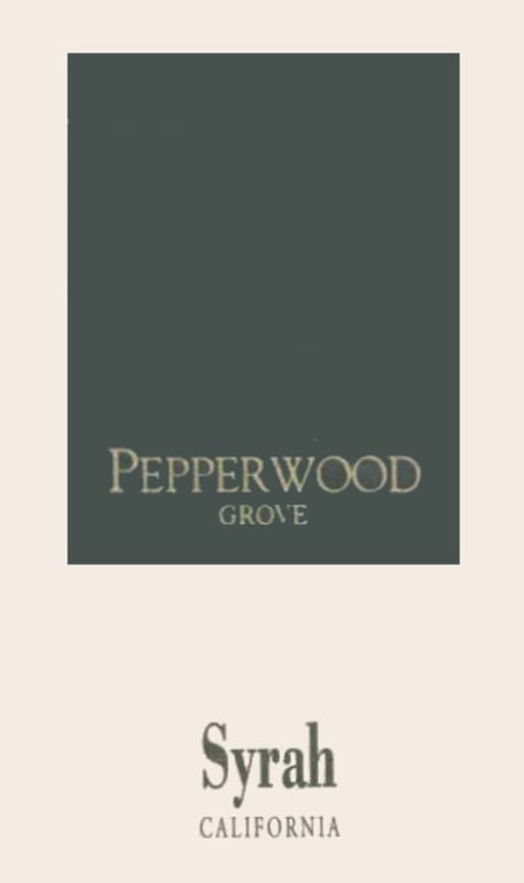 Pepperwood Grove Syrah 2004 Front Label