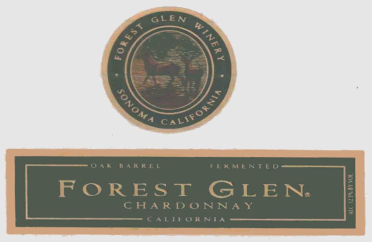 Forest Glen Barrel Fermented Chardonnay 2004 Front Label