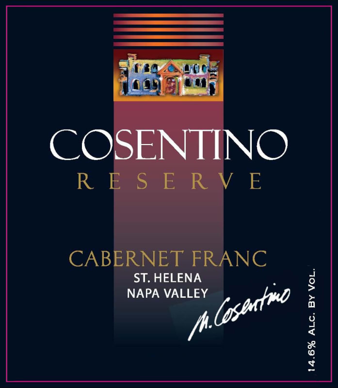 Cosentino Reserve Cabernet Franc 2005 Front Label