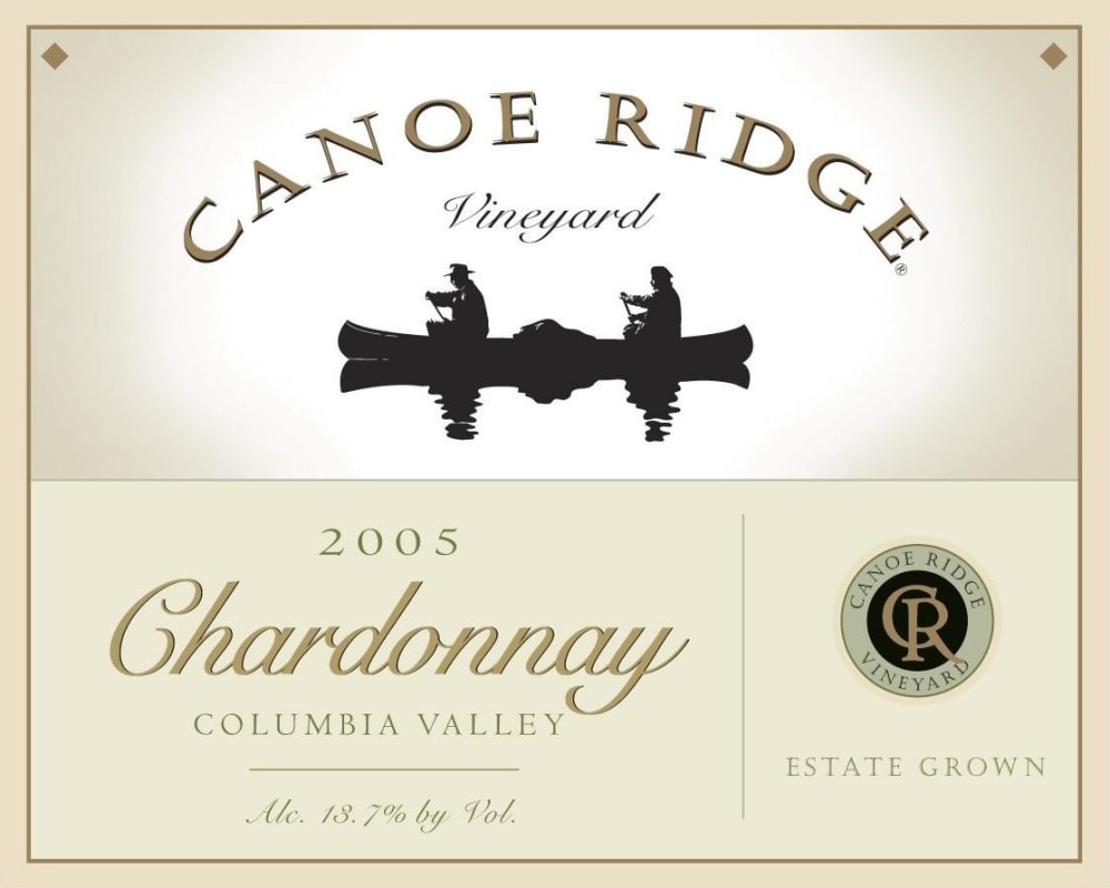 Canoe Ridge Chardonnay 2005 Front Label