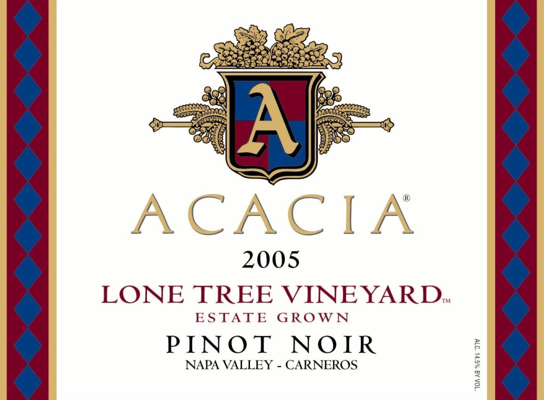 A by Acacia Lone Tree Pinot Noir 2005 Front Label