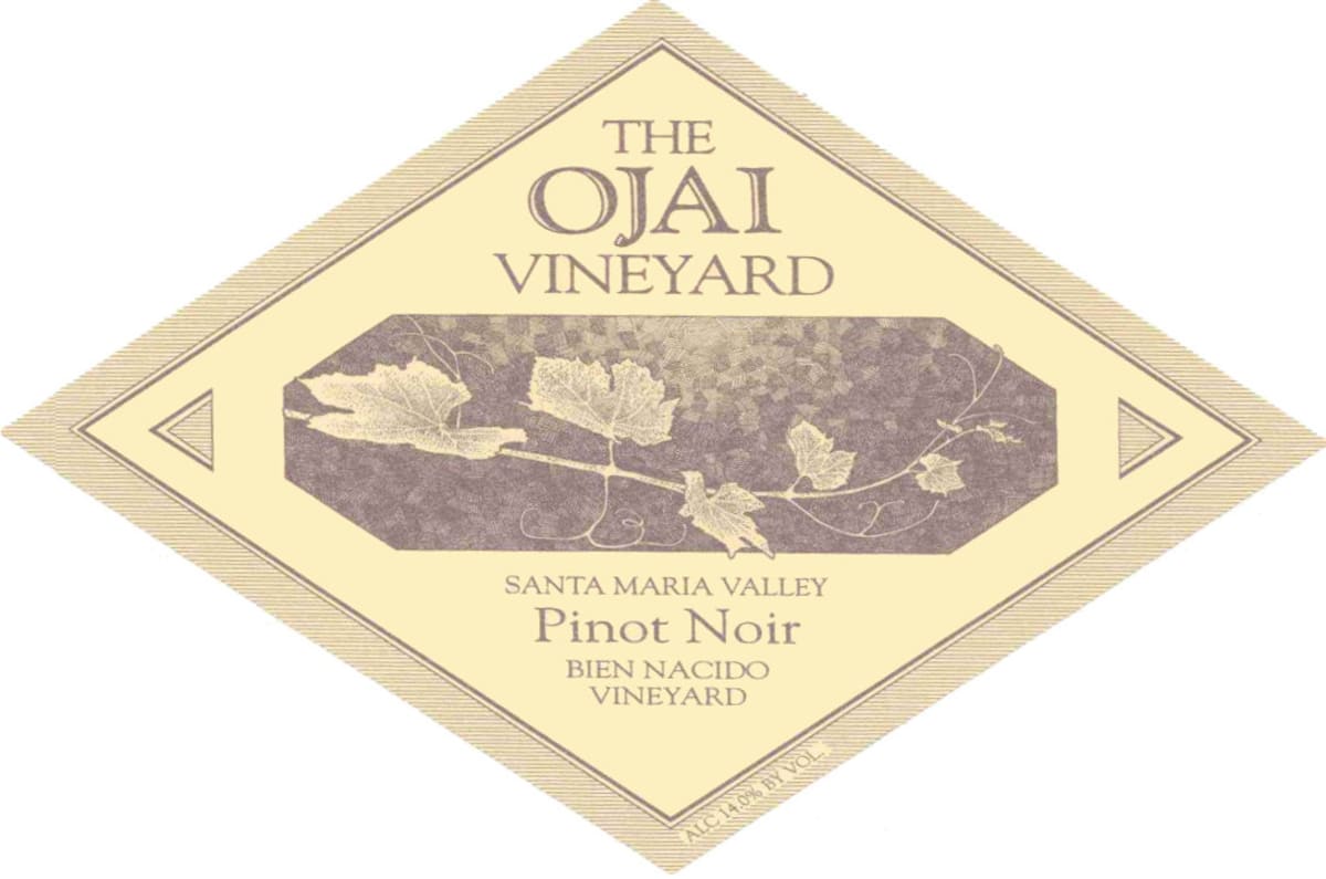 Ojai Bien Nacido Pinot Noir 2005 Front Label