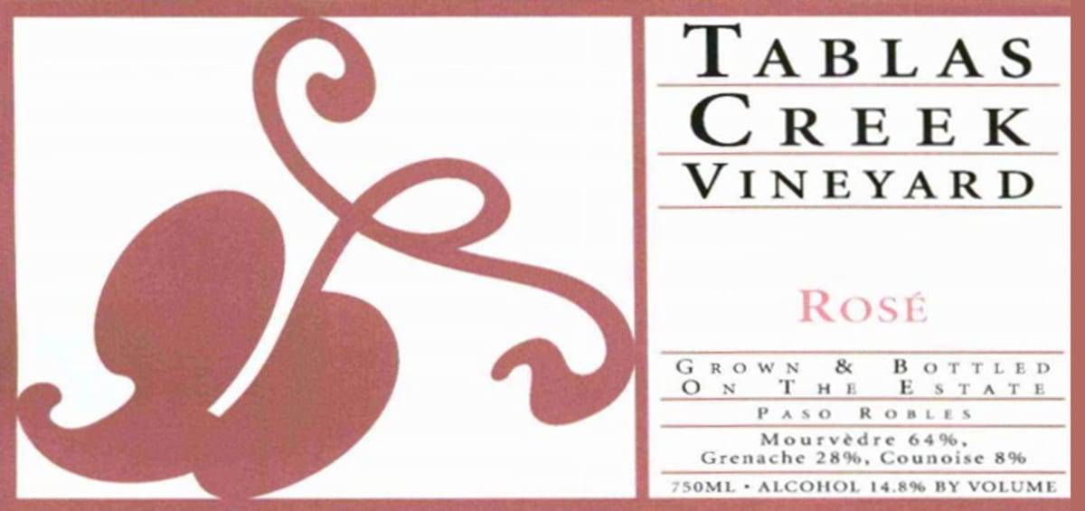 Tablas Creek Rose 2005 Front Label