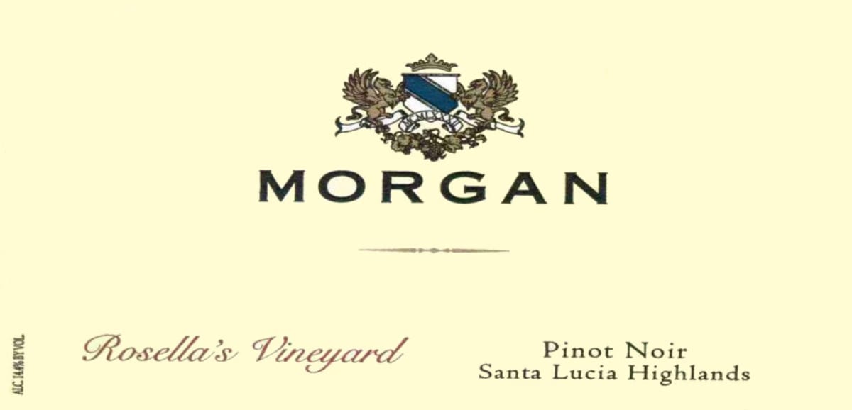 Morgan Rosella Vineyard Pinot Noir 2005 Front Label