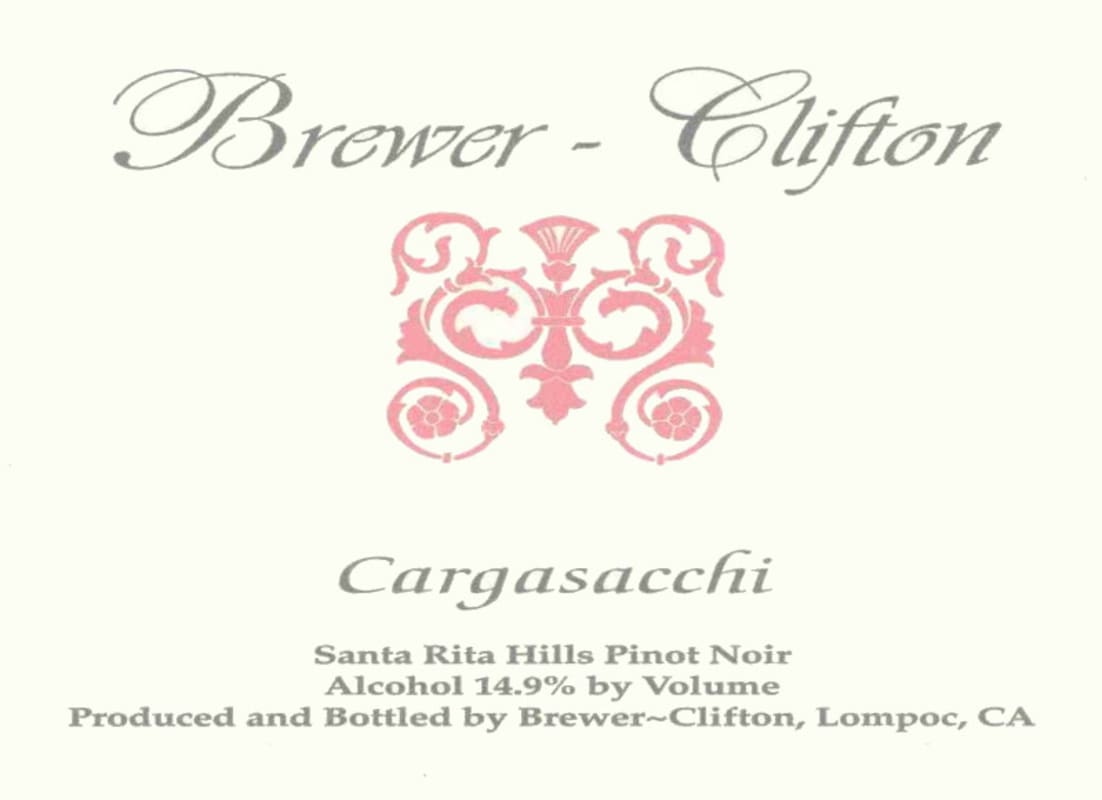 Brewer-Clifton Cargasacchi Pinot Noir 2005 Front Label