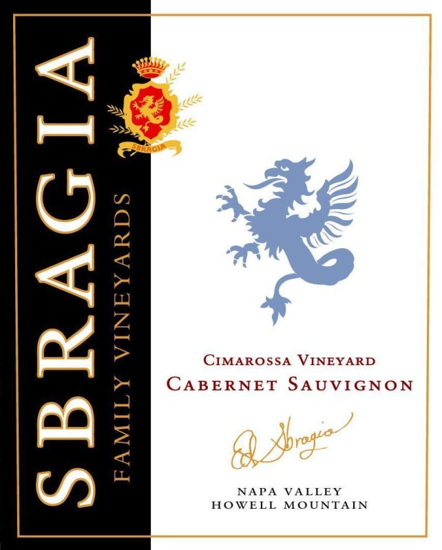 Sbragia Cimarossa Vineyard Cabernet Sauvignon 2005 Front Label