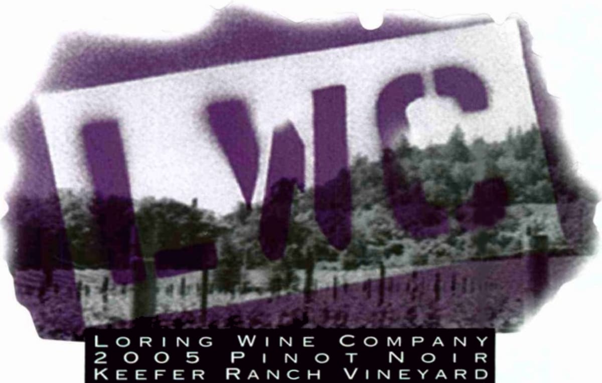 Loring Wine Company Keefer Pinot Noir 2005 Front Label
