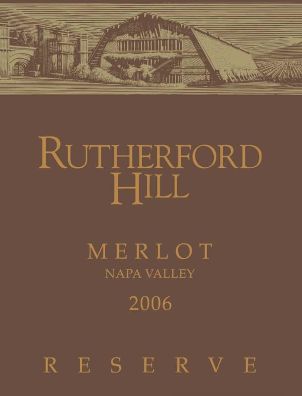 Rutherford Hill Reserve Merlot 2006 Front Label