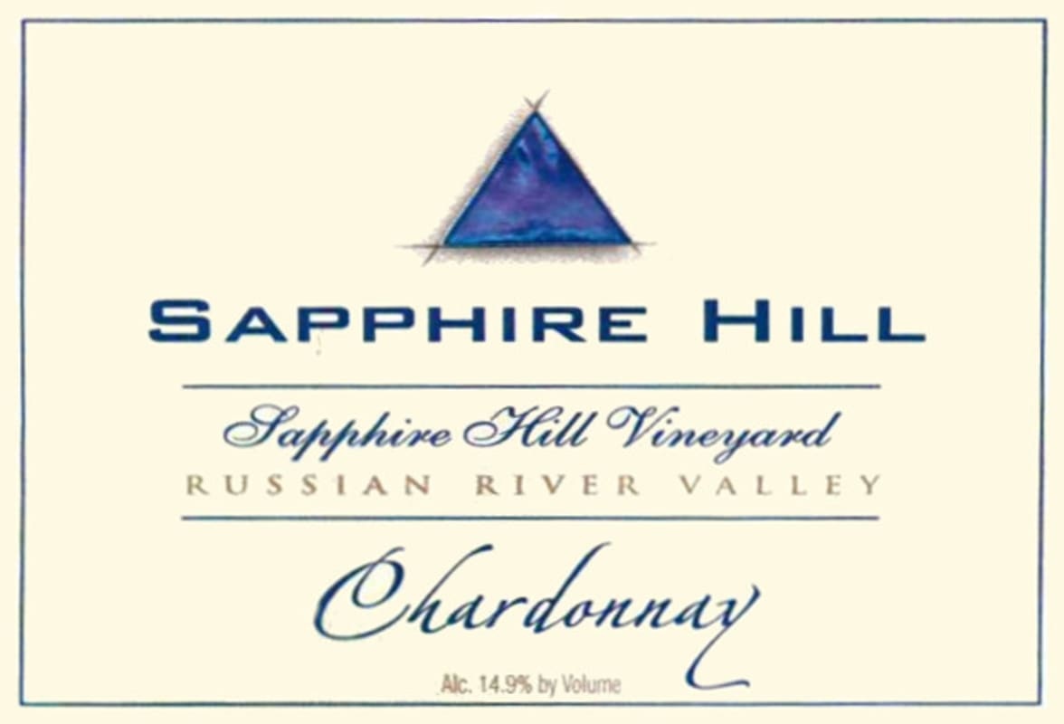 Sapphire Hill Vineyards Chardonnay 2006 Front Label