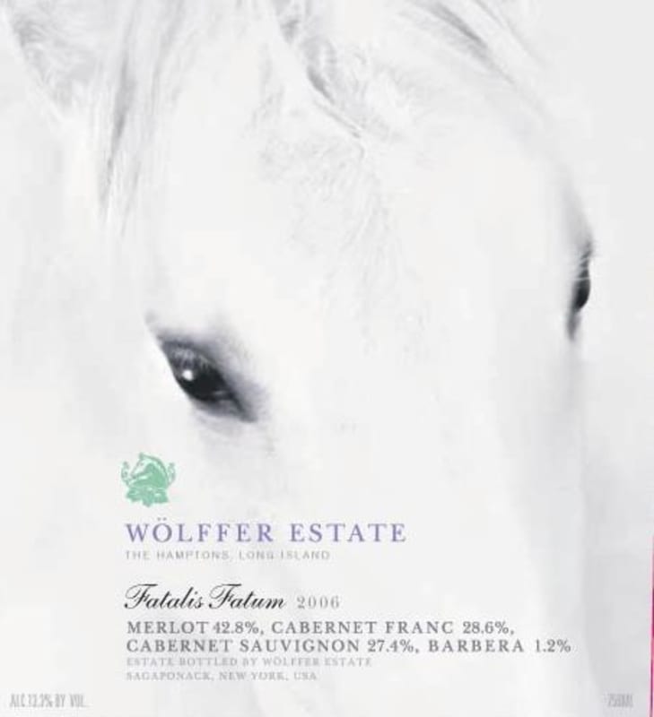 Wolffer Fatalis Fatum 2006 Front Label