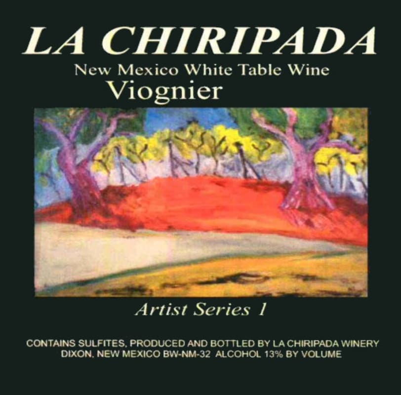 La Chiripada Winery Artist Series 1 Viognier 2011 Front Label