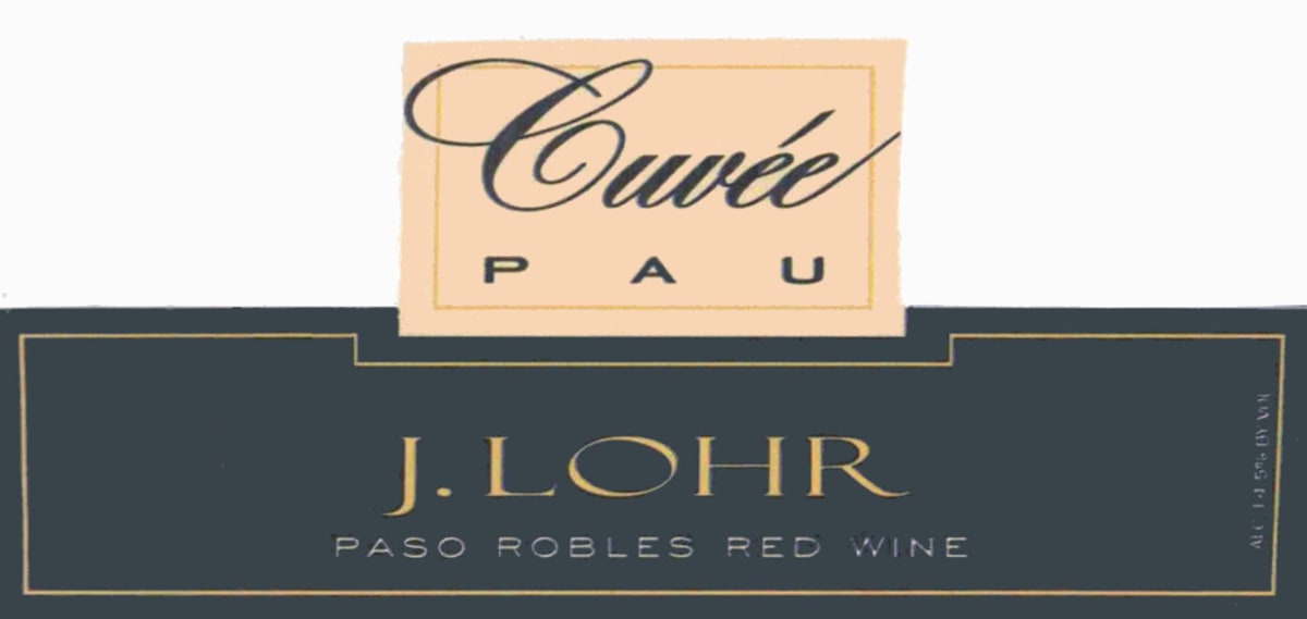 J. Lohr Cuvee PAU 2006 Front Label