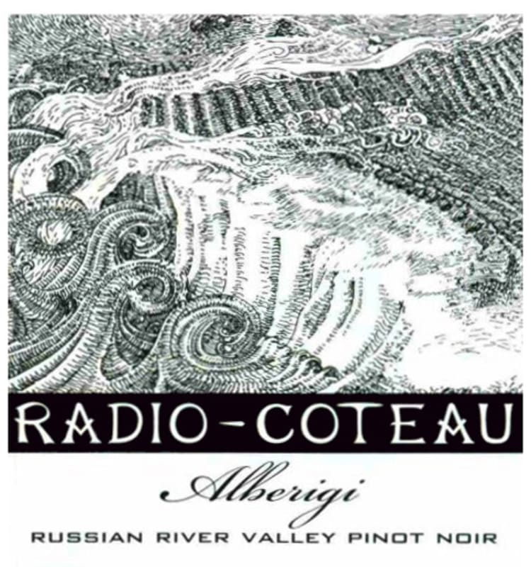 Radio-Coteau Alberigi Pinot Noir 2006 Front Label