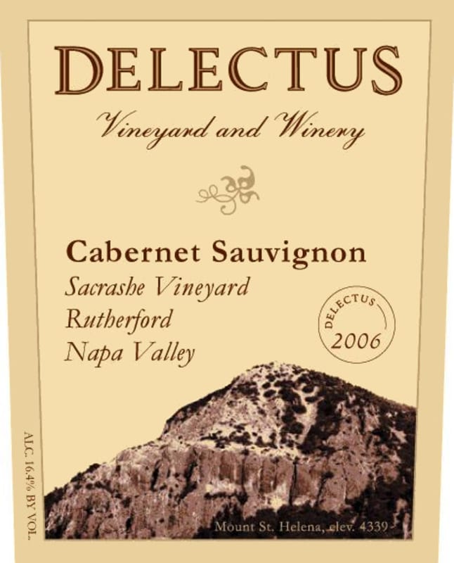 Delectus Merlot 2006 Front Label