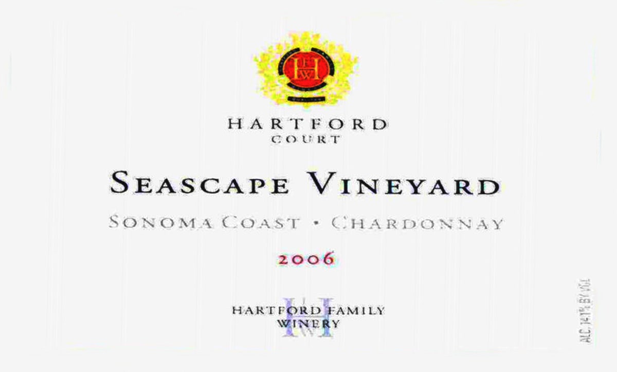 Hartford Seascape Vineyard Pinot Noir 2006 Front Label