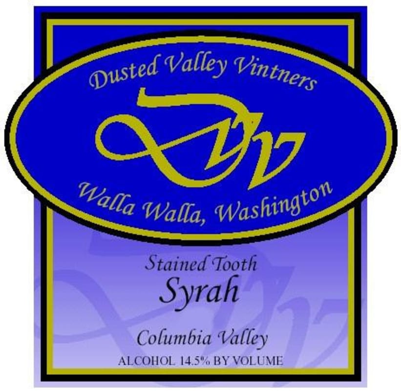 Boomtown by Dusted Valley Stained Tooth Syrah 2006 Front Label