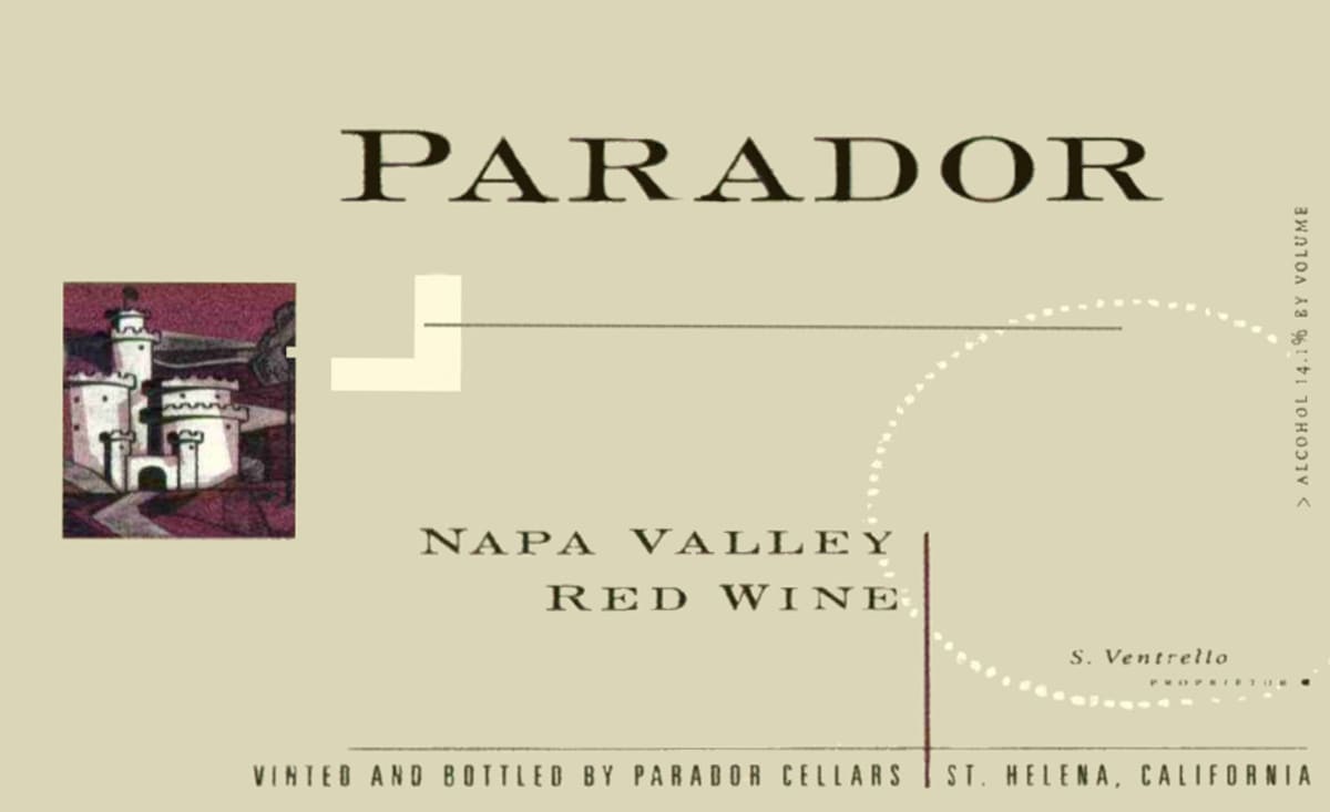 Parador Napa Valley Red Wine 2006 Front Label