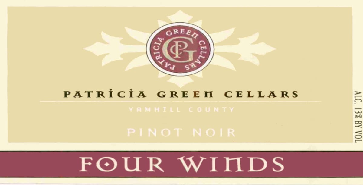 Patricia Green Four Winds Pinot Noir 2006 Front Label