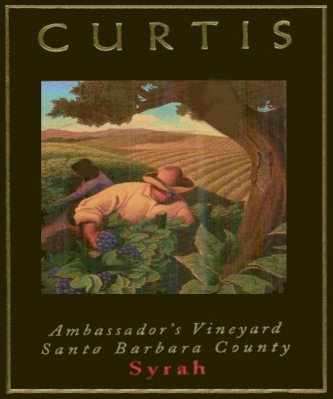 Curtis Ambassador Vineyard Syrah 2006 Front Label