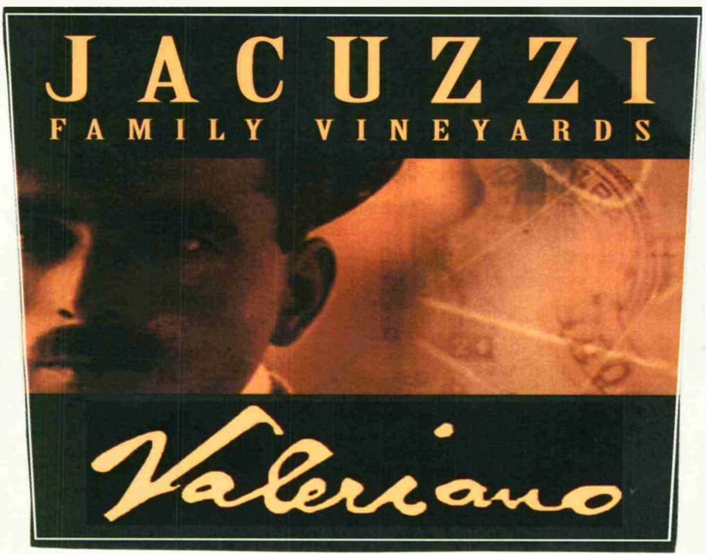 Jacuzzi Valeriano 2006 Front Label