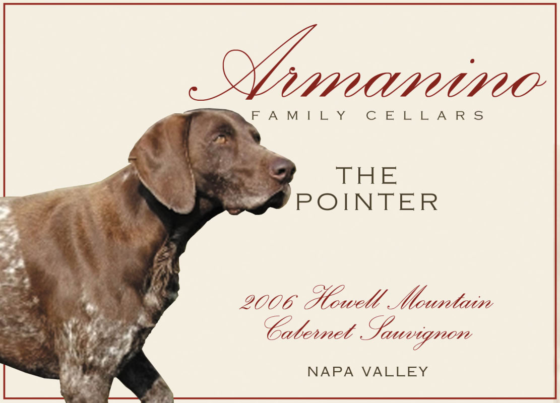 Armanino The Pointer Cabernet Sauvignon 2006 Front Label