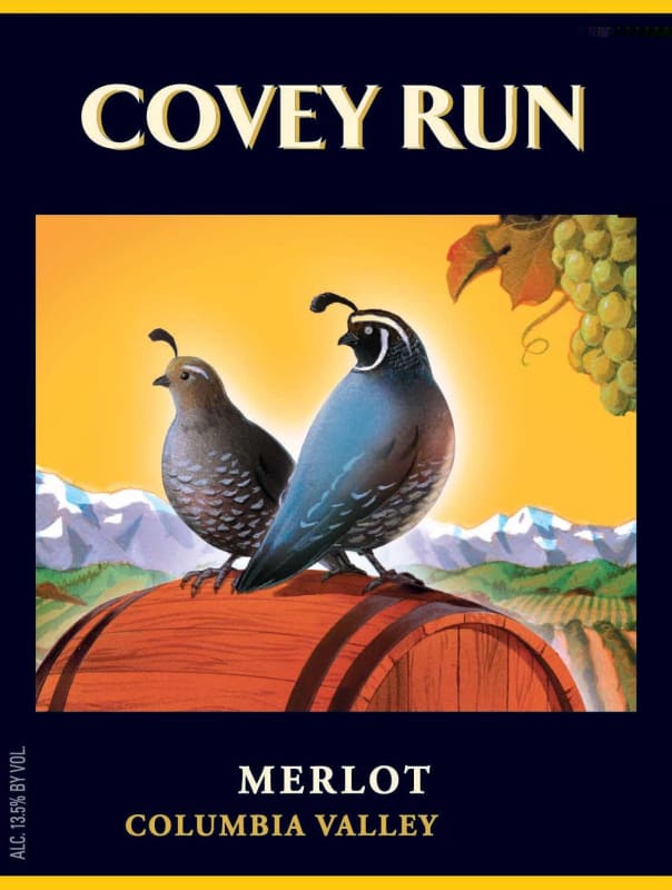 Covey Run Merlot 2006 Front Label