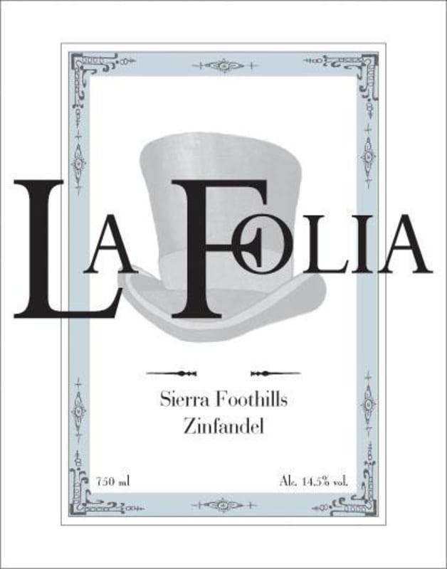 La Folia Zinfandel 2011 Front Label