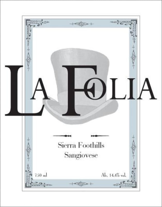 La Folia Sangiovese 2011 Front Label