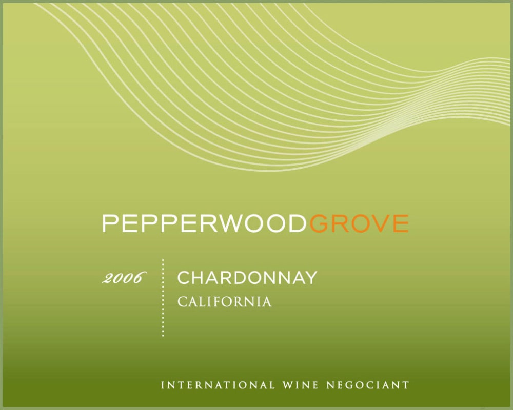 Pepperwood Grove Chardonnay 2006 Front Label