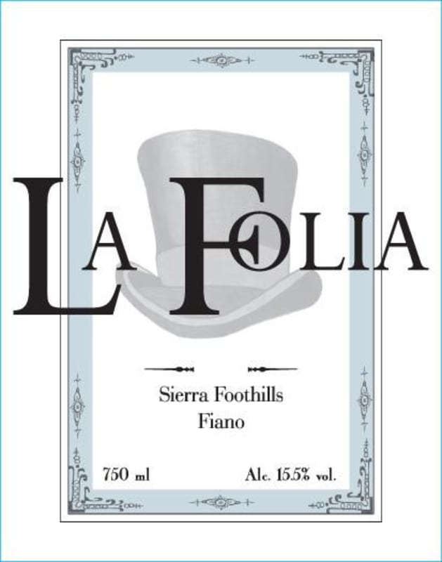 La Folia Fiano 2014 Front Label