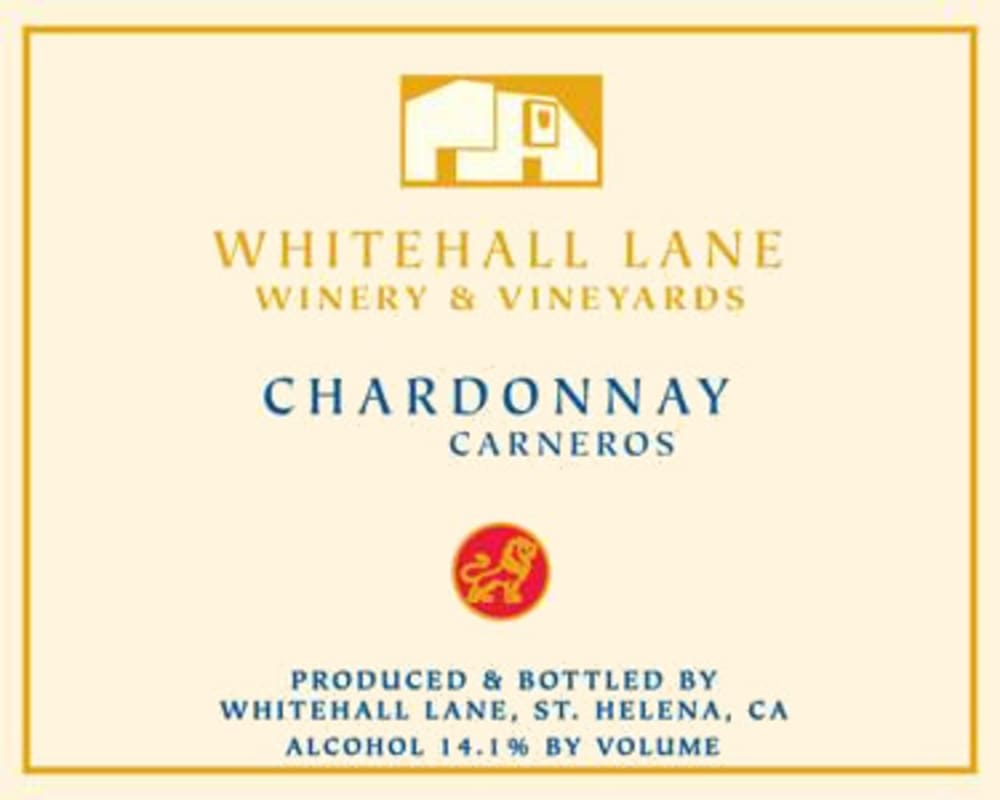 Whitehall Lane Chardonnay 2007 Front Label