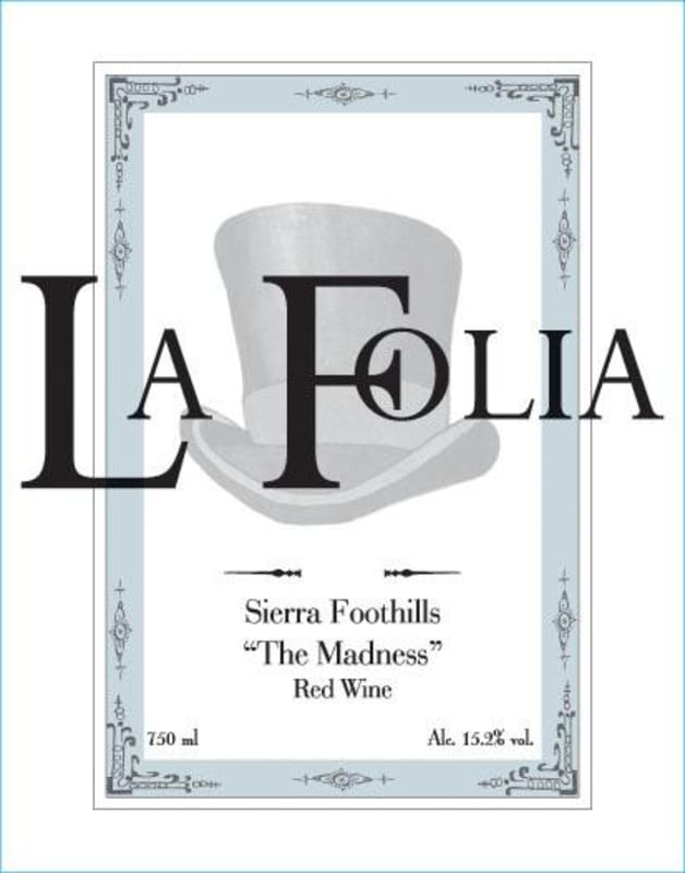 La Folia The Madness Red 2010 Front Label