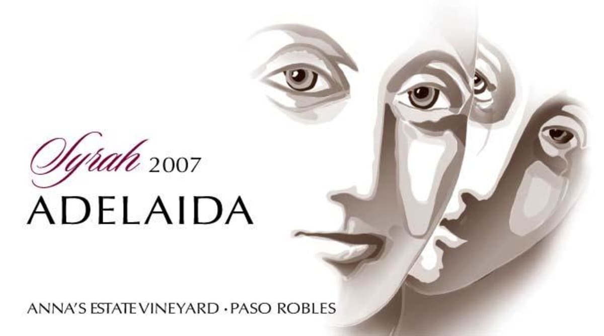 Adelaida Anna's Vineyard Syrah 2007 Front Label