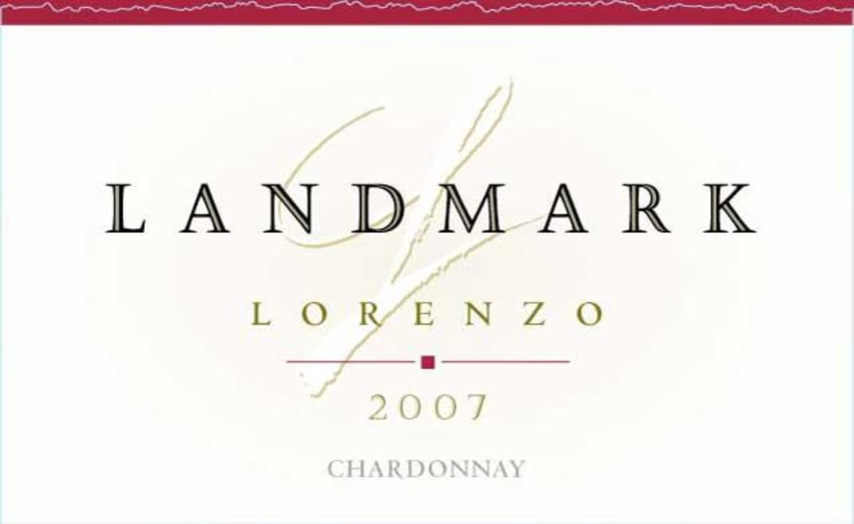 Landmark Lorenzo Chardonnay 2007 Front Label