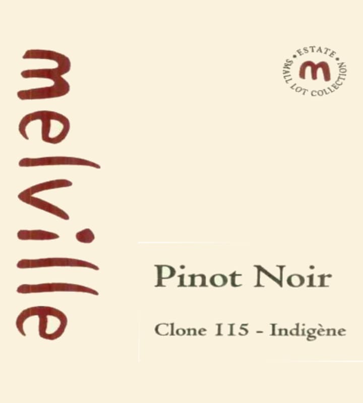 Melville Clone 115 Indigene Pinot Noir 2007 Front Label