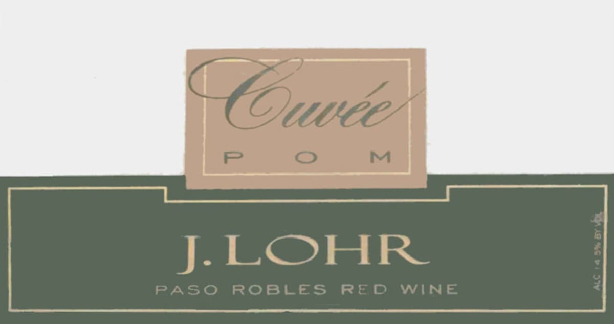 J. Lohr Cuvee POM 2007 Front Label