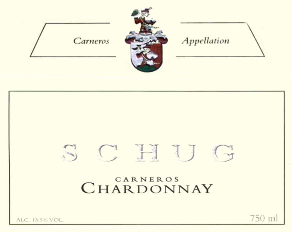 Schug Carneros Chardonnay 2007 Front Label