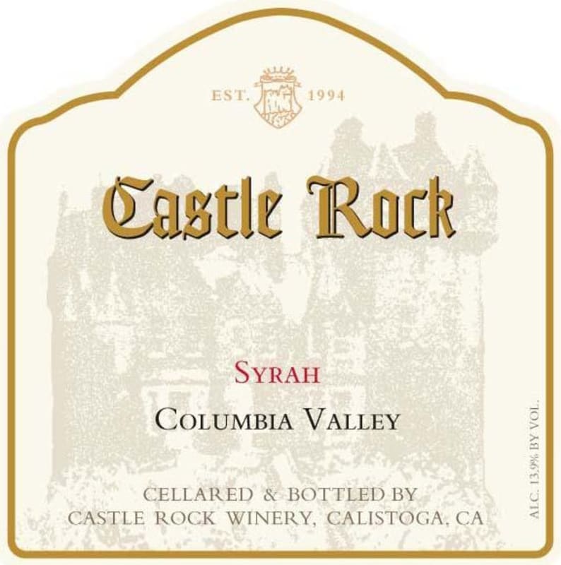 Castle Rock Columbia Valley Syrah 2007 Front Label