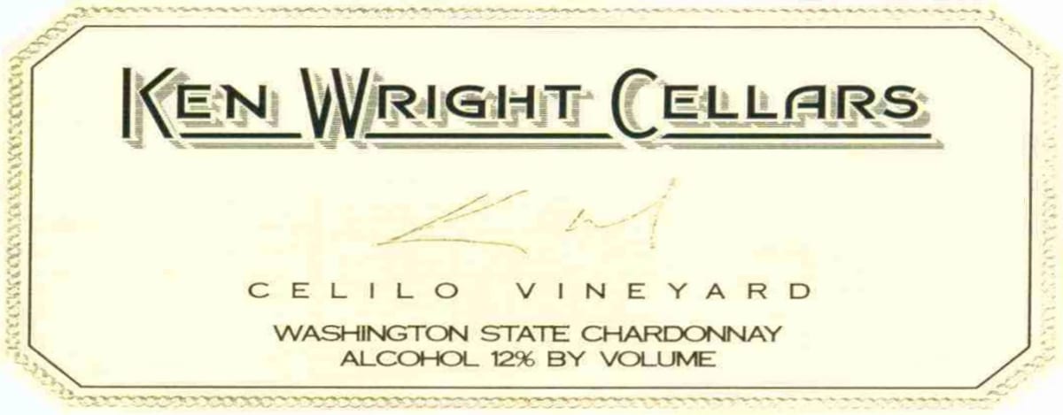 Ken Wright Cellars Celilo Chardonnay 2007 Front Label