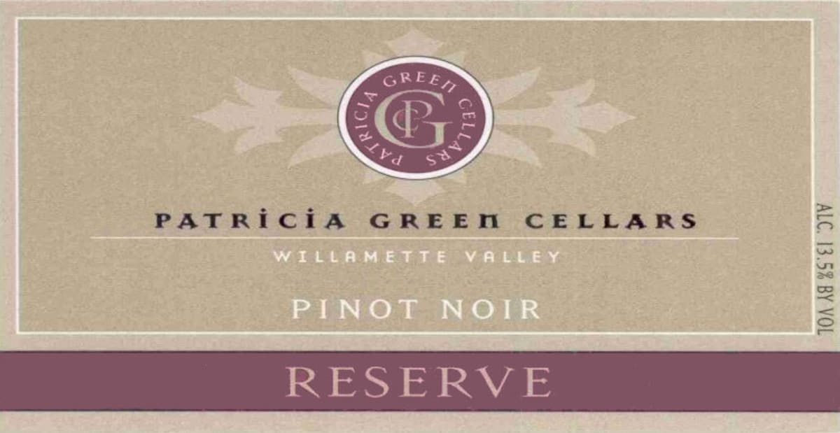 Patricia Green Reserve Pinot Noir 2007 Front Label
