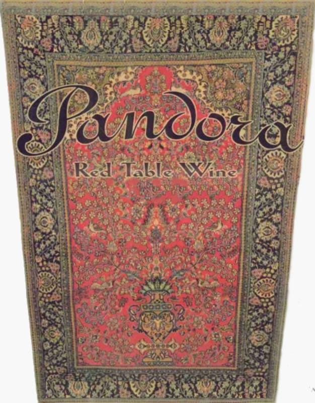 Alban Pandora 2007 Front Label